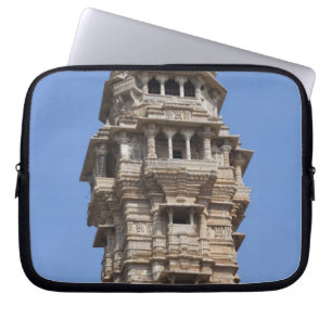 Victoria Tower in Chittorgarh Fort, India Laptop Sleeve