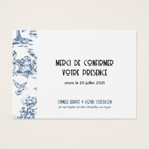 Victoria Wedding Response Card