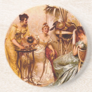 Victorian Afternoon Tea elegant vintage Coaster