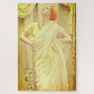 Victorian Albert moore canaries renaissance woman Jigsaw Puzzle