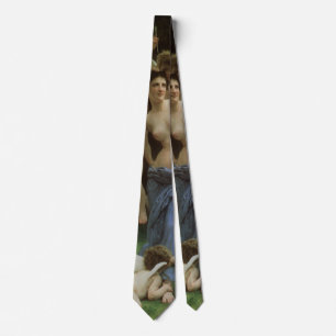 Victorian Angel Art, Wasp's Nest by Bouguereau Tie