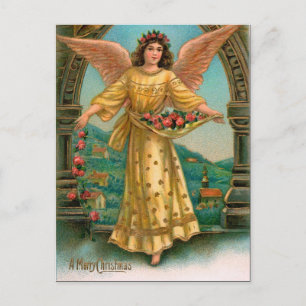Victorian Angel Christmas Postcards