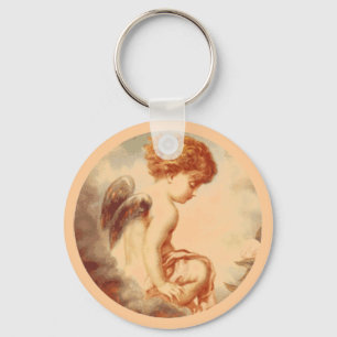 Victorian Angel Keychain