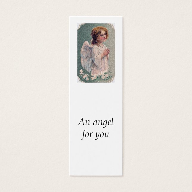 Victorian Angel Praying Postcard (Front)