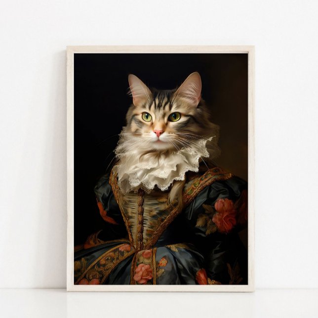 Victorian Animal Portrait, Dressed Animal Print (Creator Uploaded)