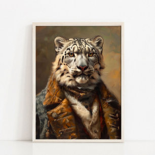 Victorian Animal Portrait, Dressed Animal Prints, Poster