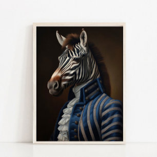 Victorian Animal Portraits, Dressed Animal Prints, Poster