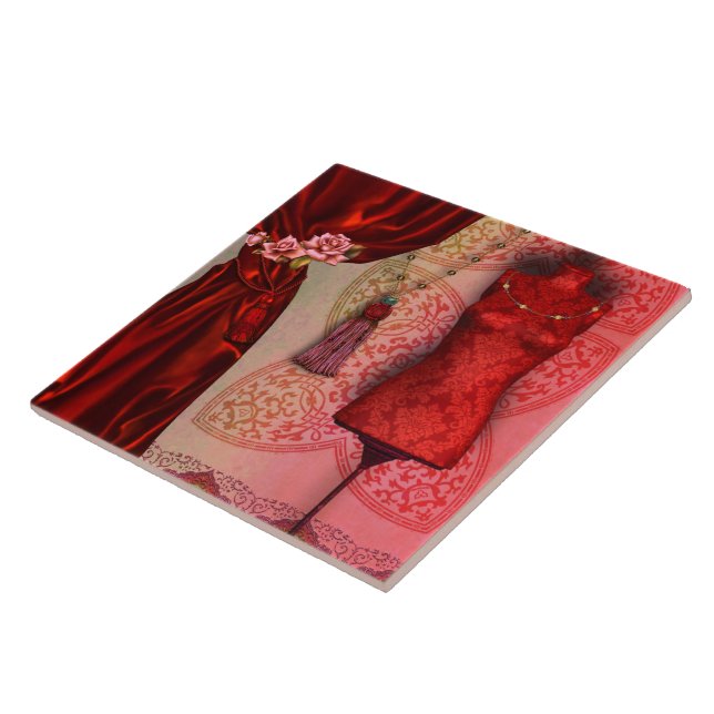 Victorian Arabesque, OPHELIA - Gothique Tile (Side)