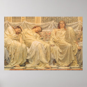 Victorian Art, Dreamers by Albert Joseph Moore Poster