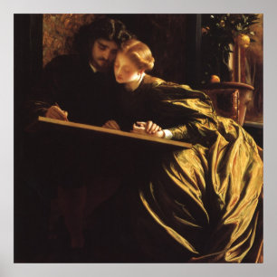 Victorian Art, Painter's Honeymoon by Leighton Poster