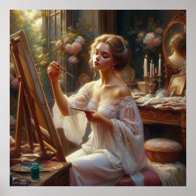  Victorian Artist Poster (Front)