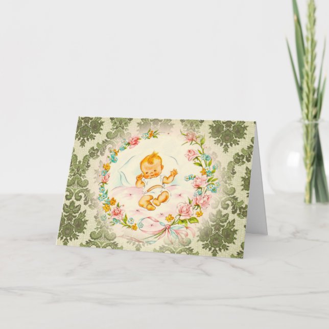 Victorian Baby Card (Front)