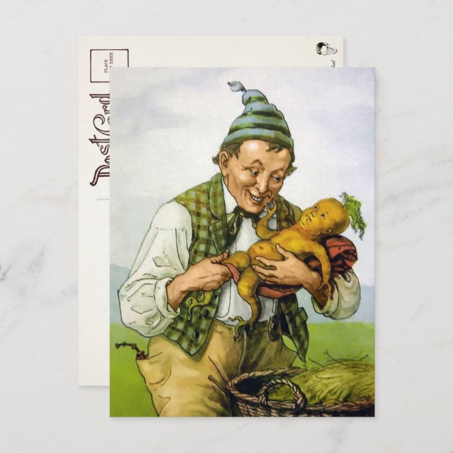 Victorian Baby Carrot Postcard  (Front/Back)