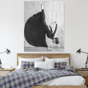 Victorian Ballet Dancer in Motion Canvas Print