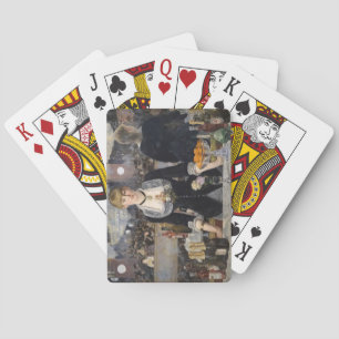 Victorian Barmaid Girl at Folies Bergere, France Playing Cards