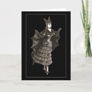 Victorian Bat - Card #2 (Customise)