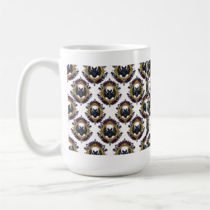 Victorian Bat Portrait Gothic Halloween Art Coffee Mug