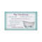 Victorian Bathtub Business card- customise