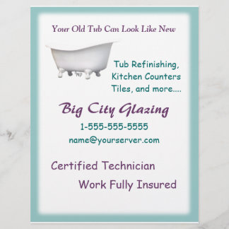 Victorian Bathtub Flyer-to customise Flyer