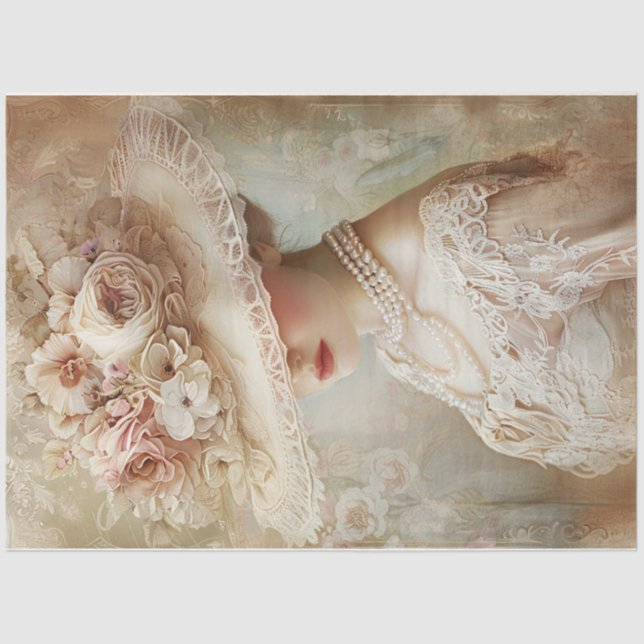 Victorian Beauty Tissue Paper (Front)