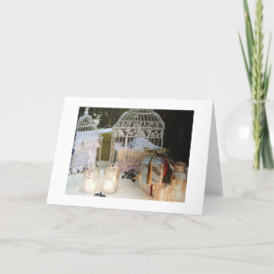 VICTORIAN BIRD CAGES FOR BRIDAL SHOWER INVITATION