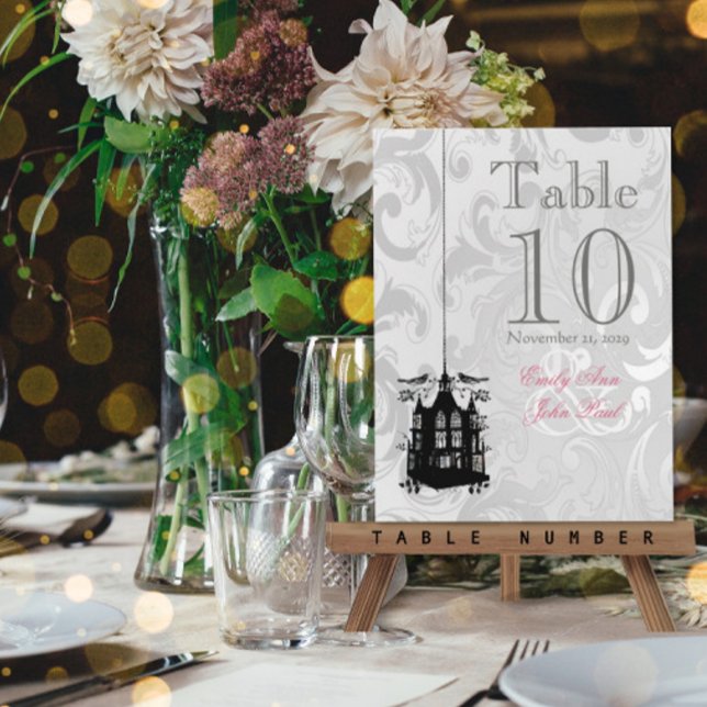 Victorian Birdcage Wedding Table Number Cards (Creator Uploaded)