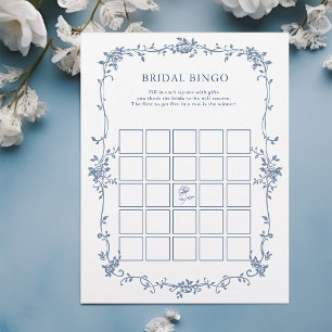 Victorian Blue 'Bridal Bingo' Bridal Shower Game