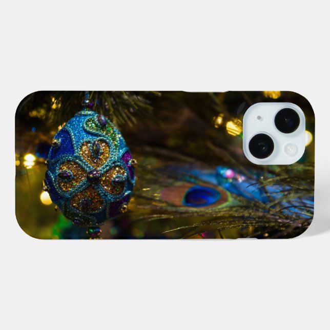 Victorian Blue iPhone Case (Back (Horizontal))