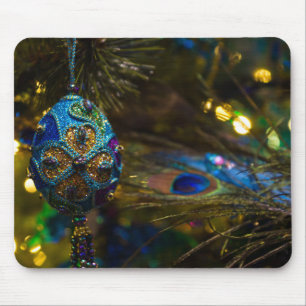 Victorian Blue Mouse Pad