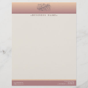 Victorian Blush Customised Letterhead