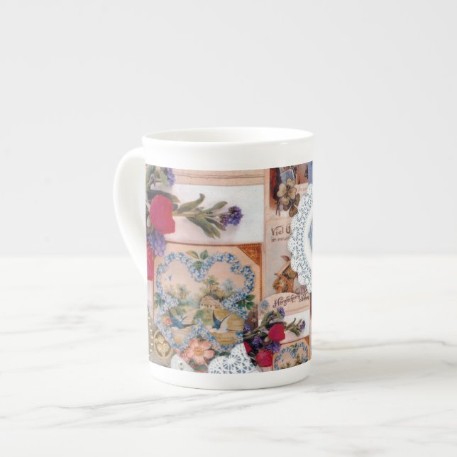 Victorian Bone China Mug (Front Left)