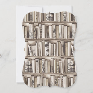 victorian books thank you card