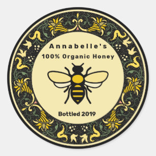 Victorian Border Honey Label 2