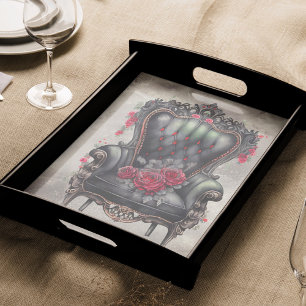 Victorian Boudoir Antique Rose Parlour Armchair Tissue Paper