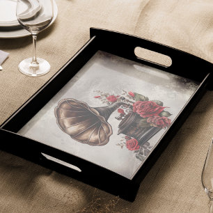 Victorian Boudoir Old Gramophone Music Player Tissue Paper