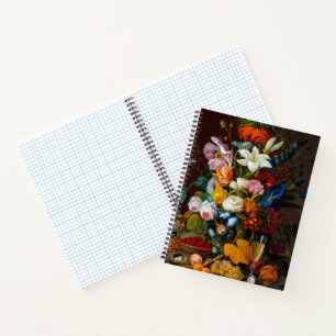 Victorian Bouquet, 1850-1855 by Severin Roesen  Notebook