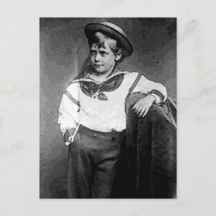 Victorian Boy Postcard