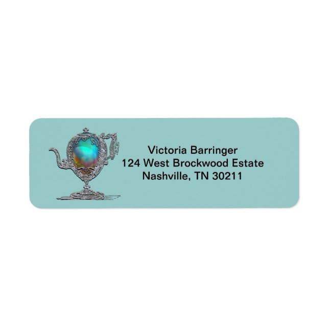 Victorian Bridal Shower Tea Party Return (Front)