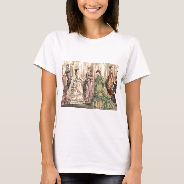 Victorian Bride and Attendants T-Shirt (Front)