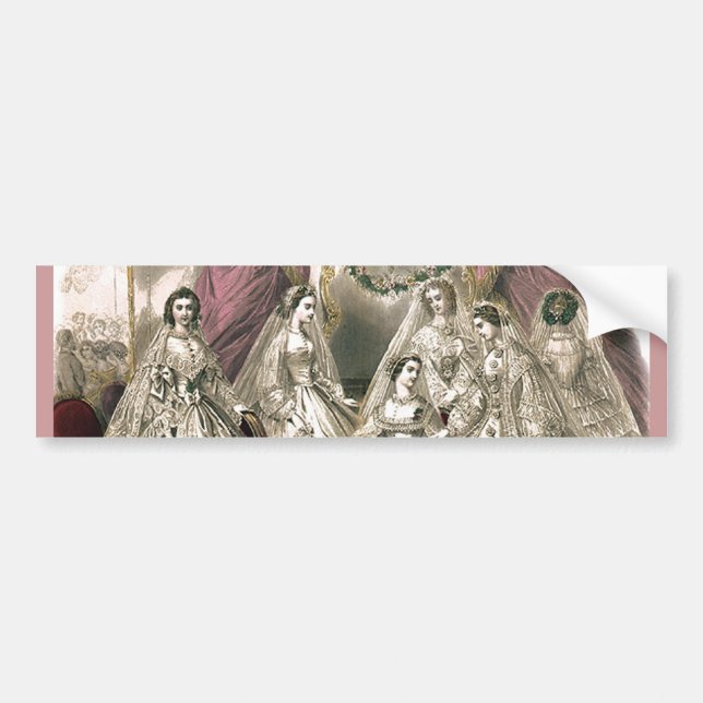 Victorian Brides Bumper Sticker (Front)
