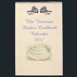 Victorian Bride's Cookbook Calendar<br><div class="desc">It is from 1908 still very near Victorian. It is mainly pictures of cooking and baking,  etc. There is a bride's menu.  DessertsIt is so cool.</div>