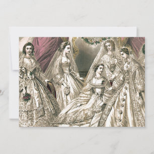 Victorian Brides Thank You Card