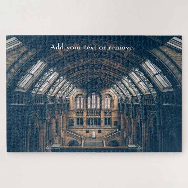 Victorian building: Natural History Museum London, Jigsaw Puzzle (Horizontal)