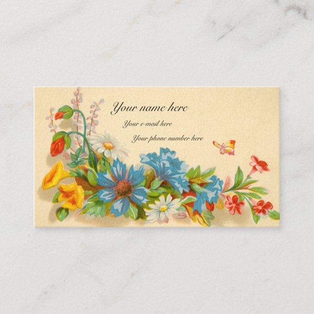 Victorian calling card (Front)