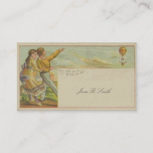 Victorian Calling Card  - Children Balloon