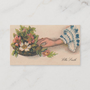 Victorian Calling Cards - Flower Bowl