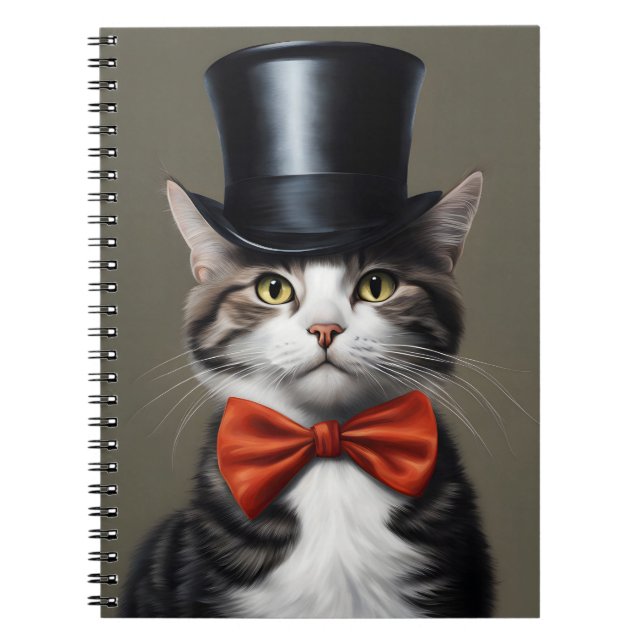 Victorian Cat Notebook (Front)