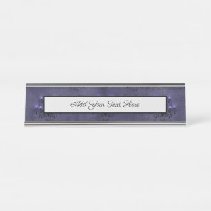 Victorian Chandelier Horror Gothic Scary Glam Desk Name Plate