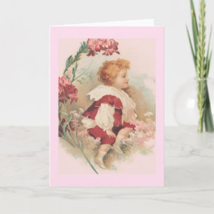 Victorian Child Note Card
