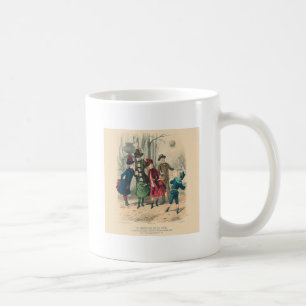 Victorian Children Fashion Cute Illustration Coffee Mug